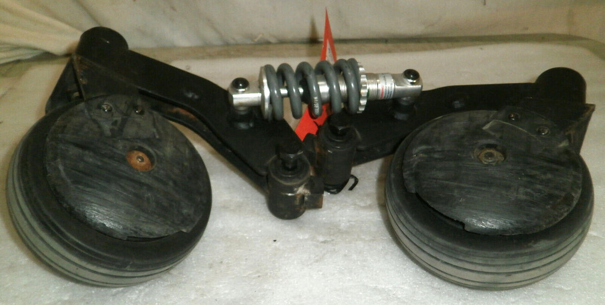 LOT OF TWO REAR CASTERS WHEELS ASSEMBLY W/ SUSPENSION SHOCK from QUANTUM 2.0