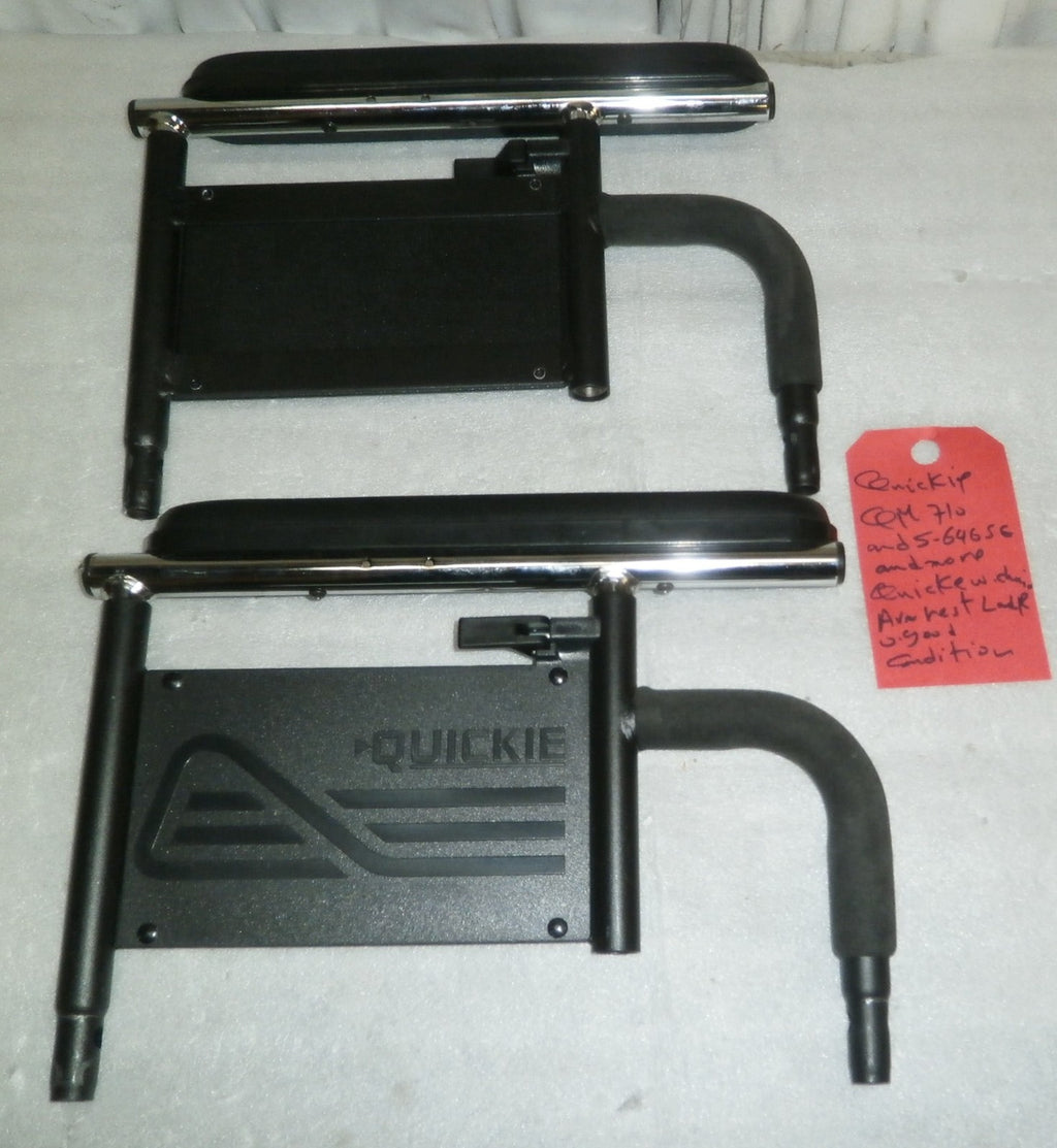 QUICKIE QM 710 AND MORE WHEELCHAIR ARMREST GOOD CONDITION