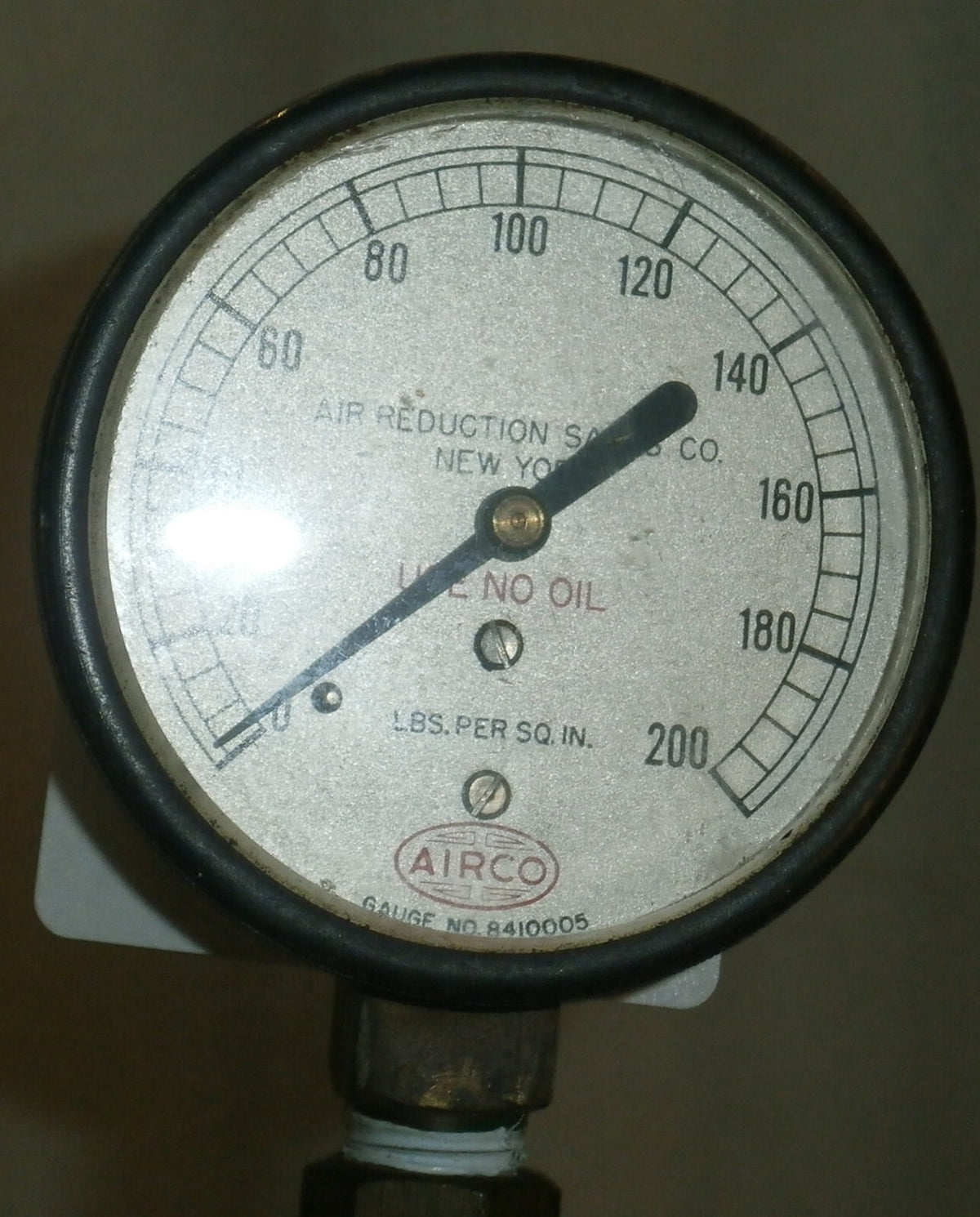 AirCo Air Reduction Valve With Hose (Air, Gas, Valve, Gauge, Pump, Chamber)