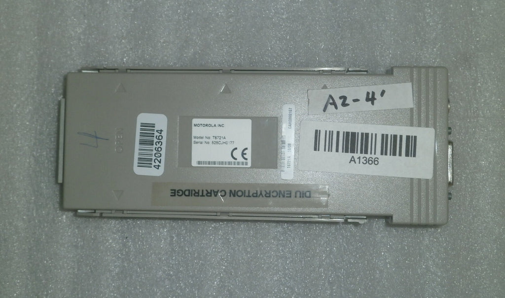 Motorola T6721A Crypto Cartridge for ASTRO DIU3000 P25 Secure