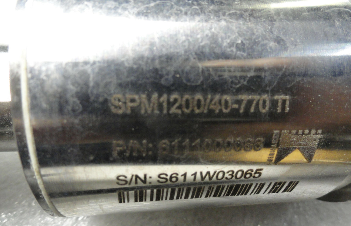 WEBER ULTRASONICS SPM 1200/40-770TI PN 6111000086 SONOPLATE TIGE SIMPLE TRANSDU