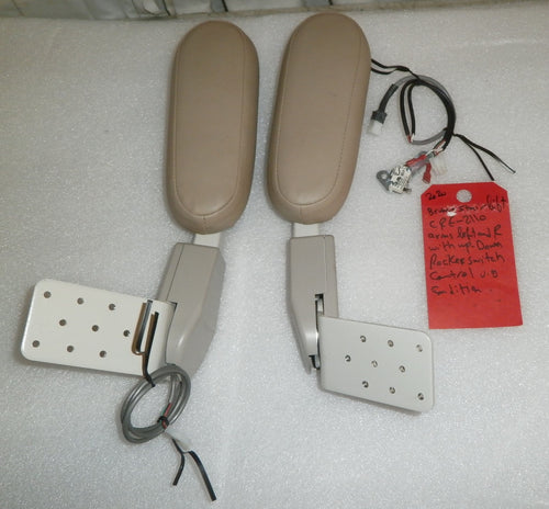 BRUNO 2020 STAIRLIFT ARMREST LEFT AND RIGHT WITH UP-DOWN ROCKER SWITCH CO