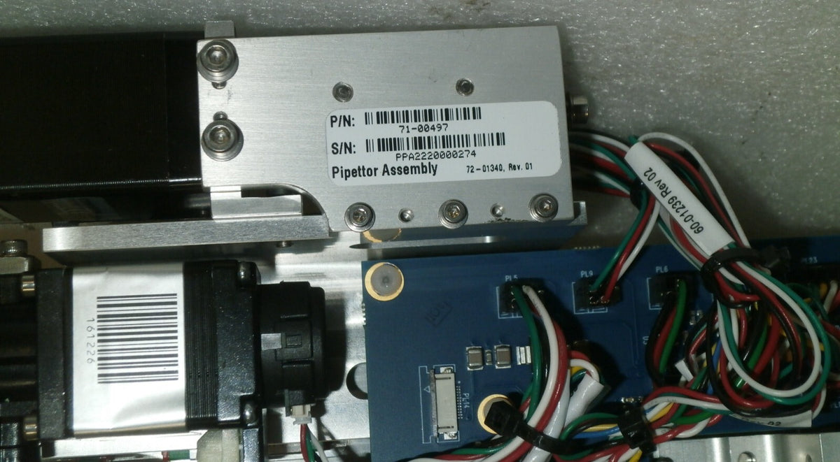 T2 BioSystems Combo Pipettor Assembly 71-00497, Board 30-01284,IVEK Motor 161226