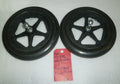 LOT OF 2 SOLID WHEELS 12.5 X 2 1/4 USED GOOD CONDITION