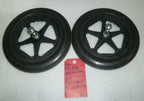 LOT OF 2 SOLID WHEELS 12.5 X 2 1/4 USED GOOD CONDITION