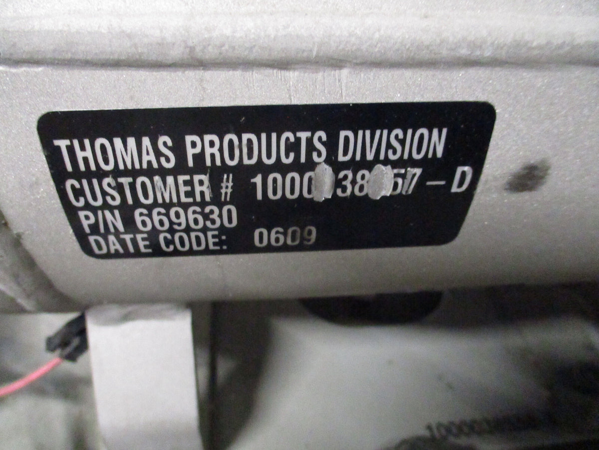 GAST AIR COMPRESSOR K48ZZEFL-1162 AND AIR TANK
