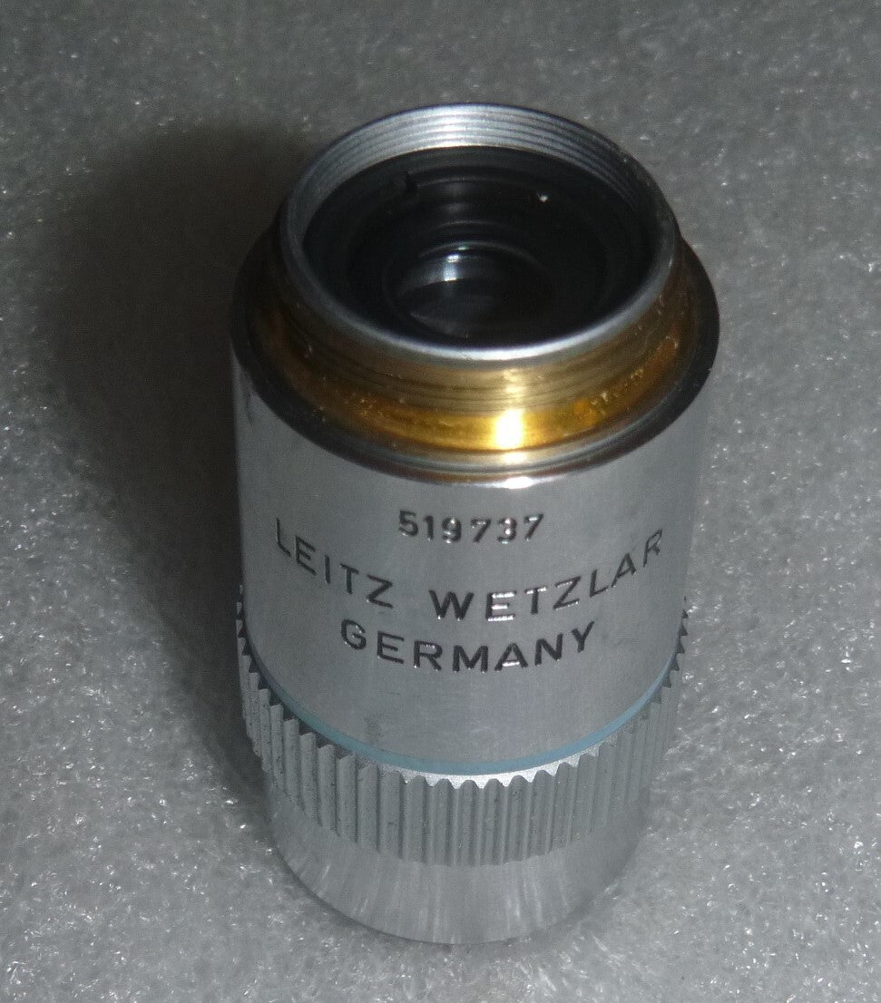 Leitz Wetzlar NPL Fluotar 40/0.70 Microscope Objective Lens 160/0.17 519737