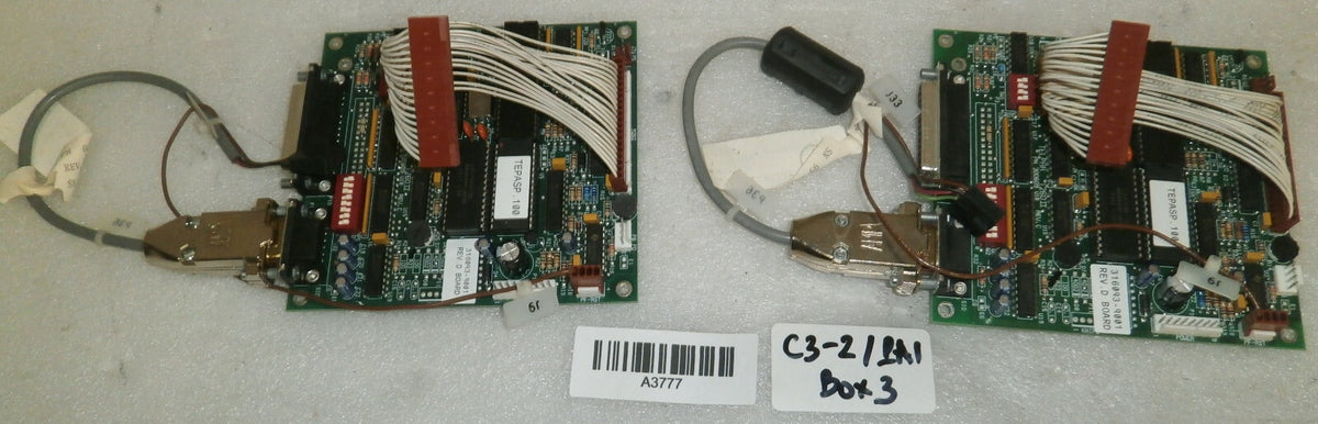 Lot of 2 ASP Sterrad 100S 316093-9001 Rev D Control Board with Connector