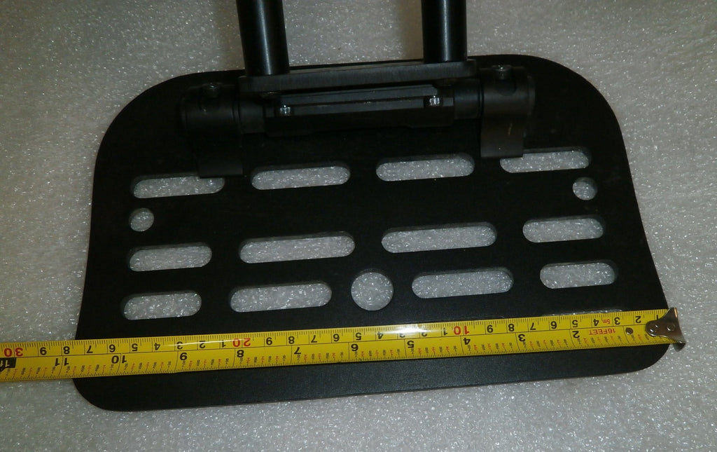 WHEELCHAIR FOOTREST DISTANCE BETWEEN PIPES 13 INCH DIAMETER OF PIPE