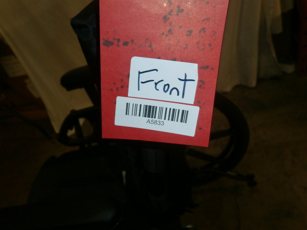 MOTION COMPOSITE MANUAL FOLD WHEELCHAIR 2021 14 IN SEAT WIDTH, ADJUSTABLE HEIGHT