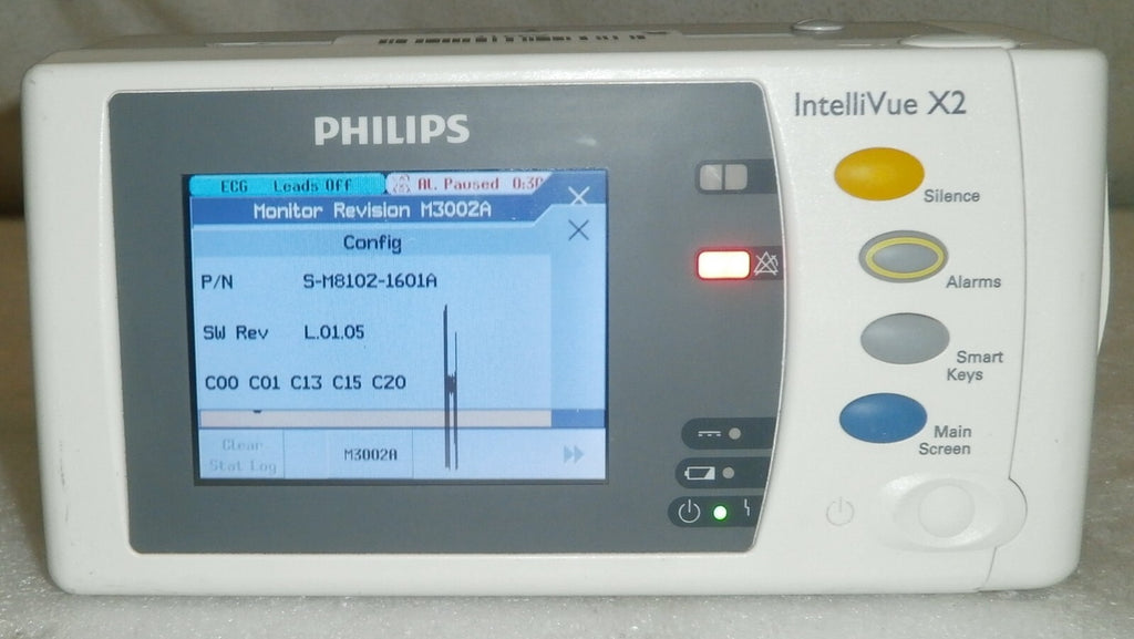 Philips IntelliVue Intelli Vue X2 Vital Sign Patient Monitor M3002A Rev L