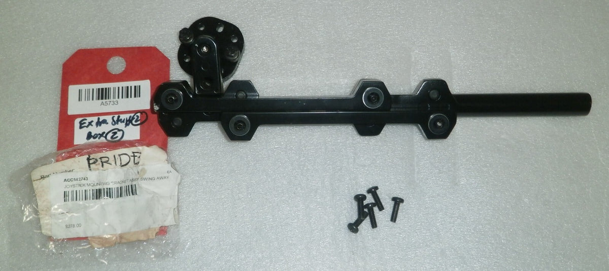 PRIDE JOYSTICK MOUNTING BRACKET ASSY SWING AWAY MEC1712220 REV A W/ SCREWS