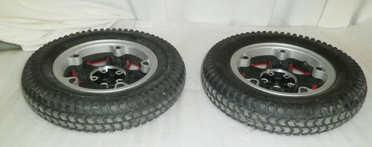 LOT OF 2 3.00-8 Primo POWER TRAX WHEELS SOLID INVACARE TDX-SPII 2021 WHEELCHAIR