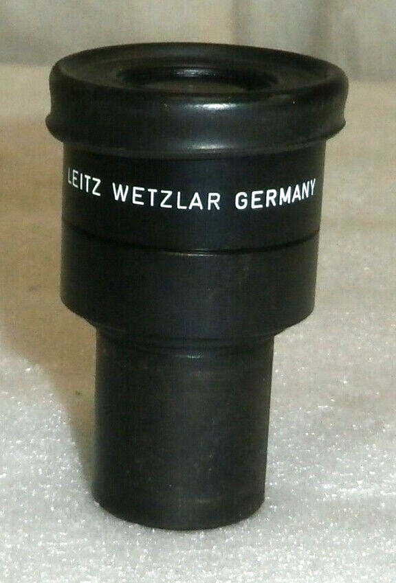 LEITZ WETZLAR GERMANY 10X/18 EYEPIECE OCULAR LENS OPTICS MICROSCOPE
