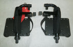 SET OF QUICKIE WHEELCHAIR FOOT REST SPECIAL HEAVY DUTY DIMENSION AS PHOTO