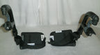 SET OF 2 WHEELCHAIR FOOT RESTS WITH MOUNT PLATES for Invacare Myon