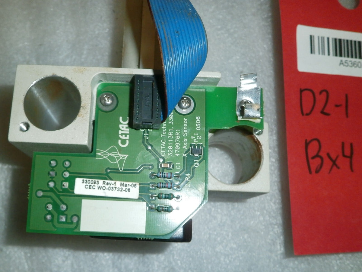CETAC TECHNOLOGIES CONTROL BOARD 320113R1, 330093R1 470976R1 X-AXIS SENSOR REV 1