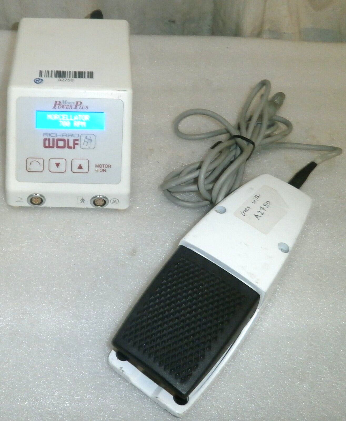 Richard Wolf PowerPlus Morce Ref #2307101 with Foot Pedal Ref #2307102