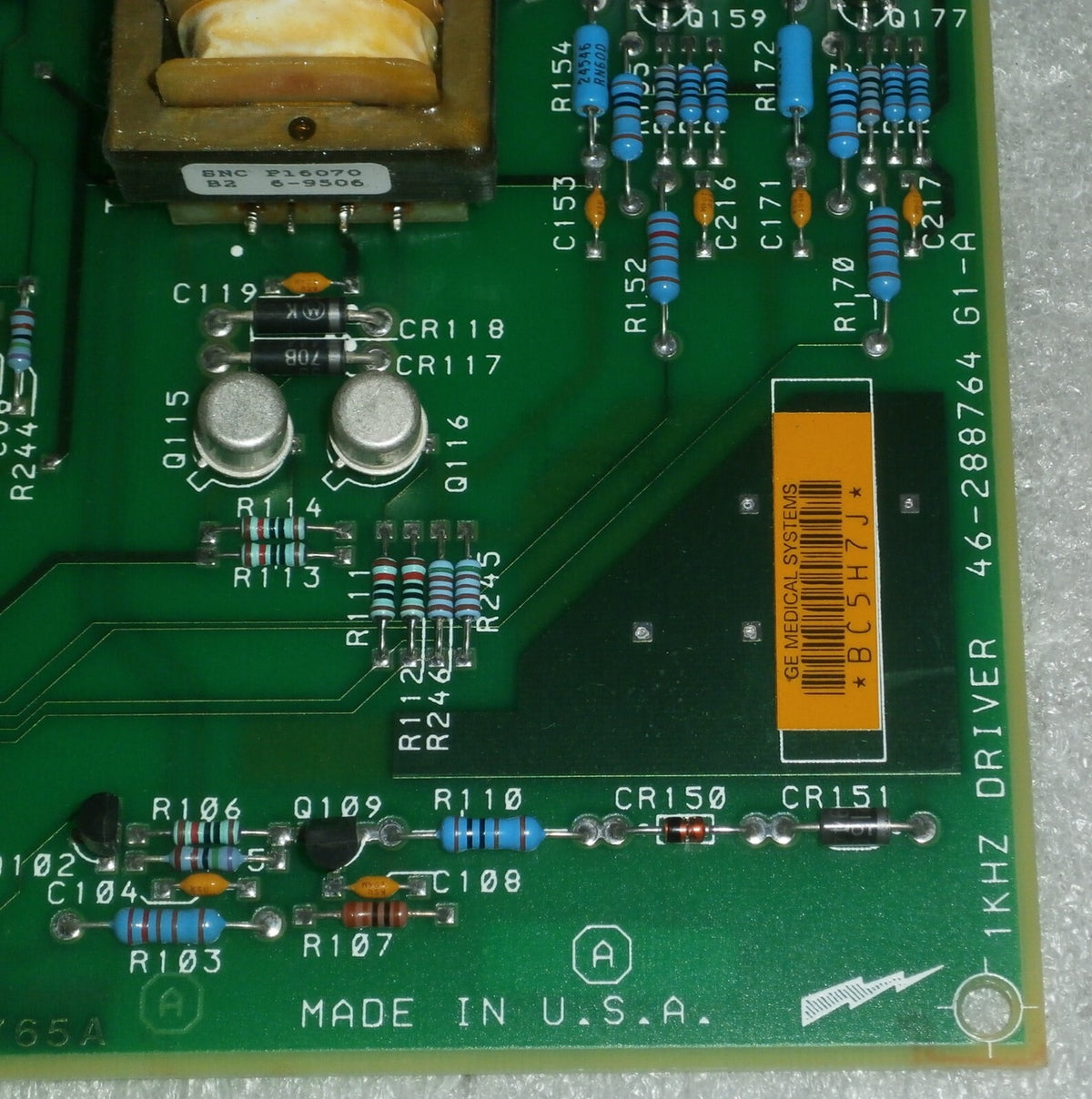 GE AMX-4 46-264986-G2-A CONTROL BOARD DRIVER & DRIVER BOARD 46-288764 G1-A