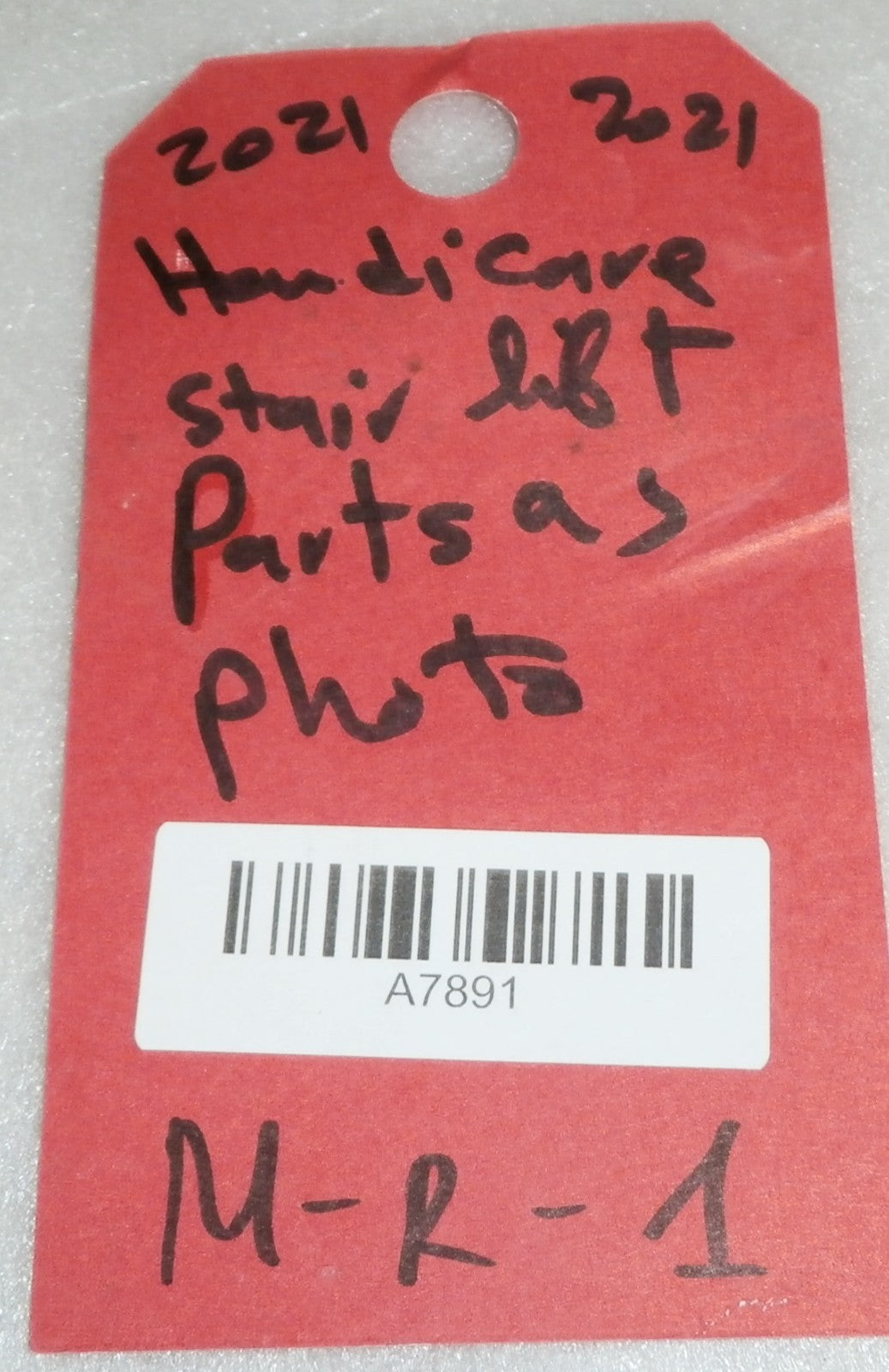 HANDI CARE LIFT USED PARTS AS PICTURES