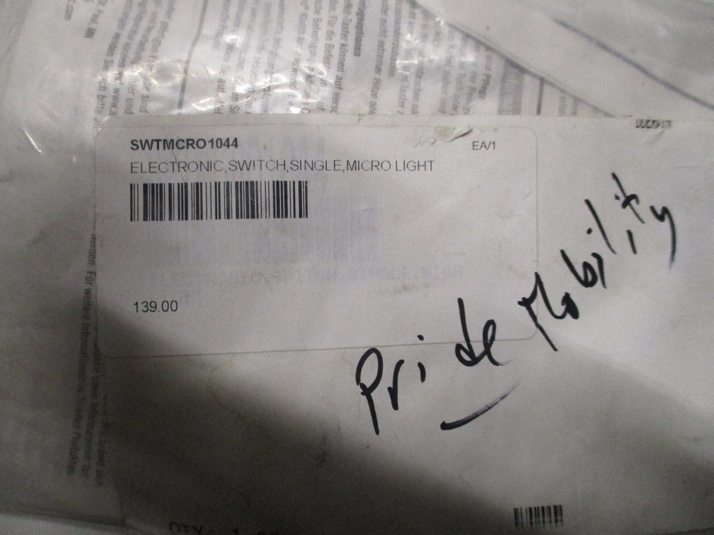 PRIDE MOBILITY SWTMCRO1044 ELECTRONIC SINGLE MICRO LIGHT NEW OPEN BOX