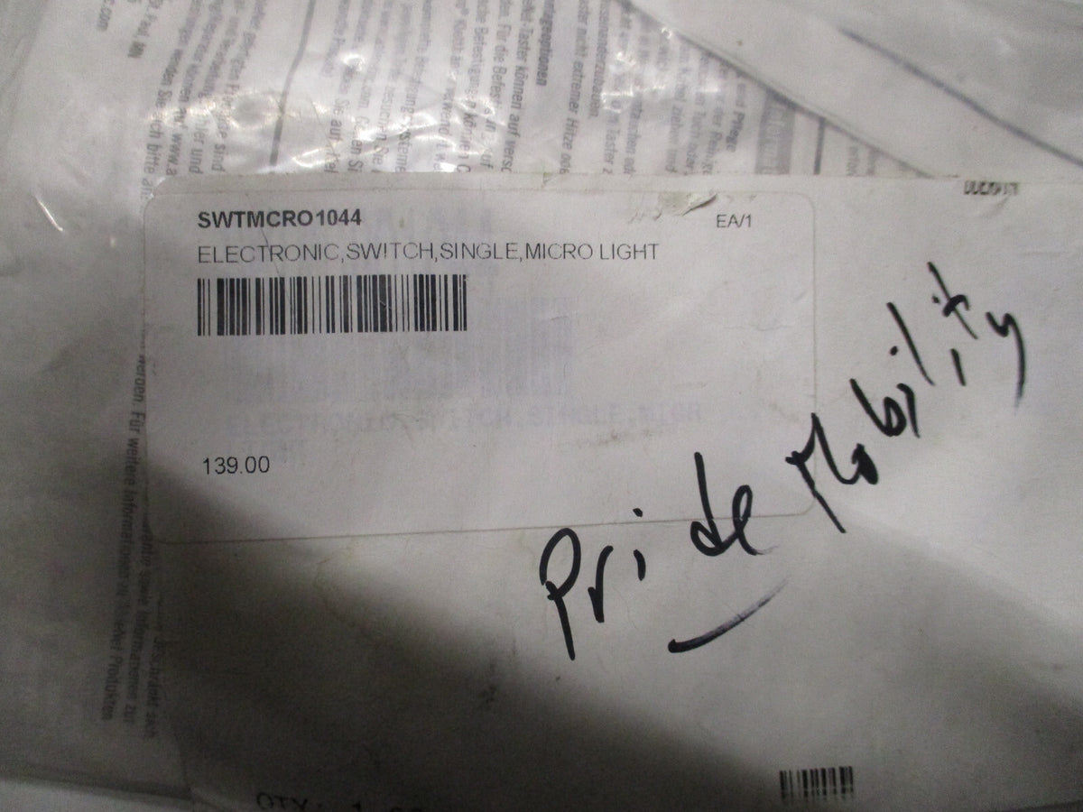 PRIDE MOBILITY SWTMCRO1044 ELECTRONIC SINGLE MICRO LIGHT NEW OPEN BOX