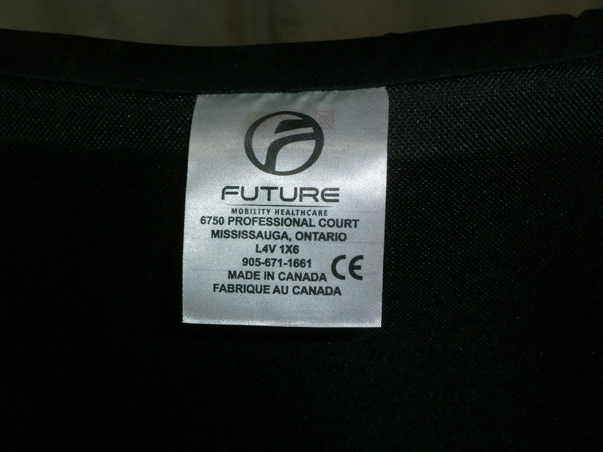 FUTURE PRISM BASIC BACK FOR WHEELCHAIR WITH BACK SUPPORT FULL BRACKETS VERY GOOD