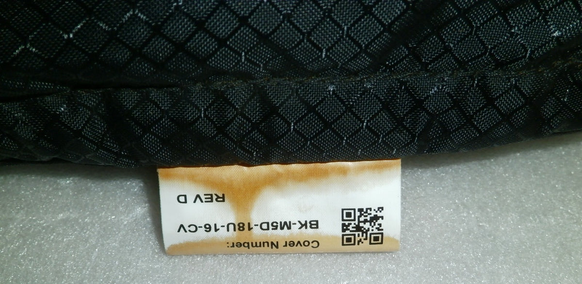 18 x 16" Comfort Acta-Relief Wheelchair Back Cushion only w/ Cover (No mounting)