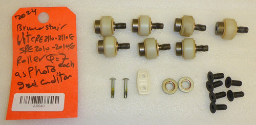 2024 BRUNO STAIR LIFT CRE2110-2110E ROLLER AND PATRS AS PHOTO AS ONE LOT GOOD