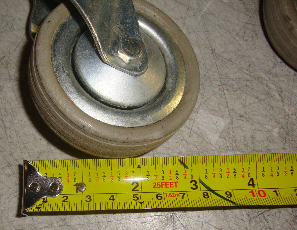 Medium 3 Inch Casters Wheels Nylon Wheels Castors Bolt Hole Bearing H. duty