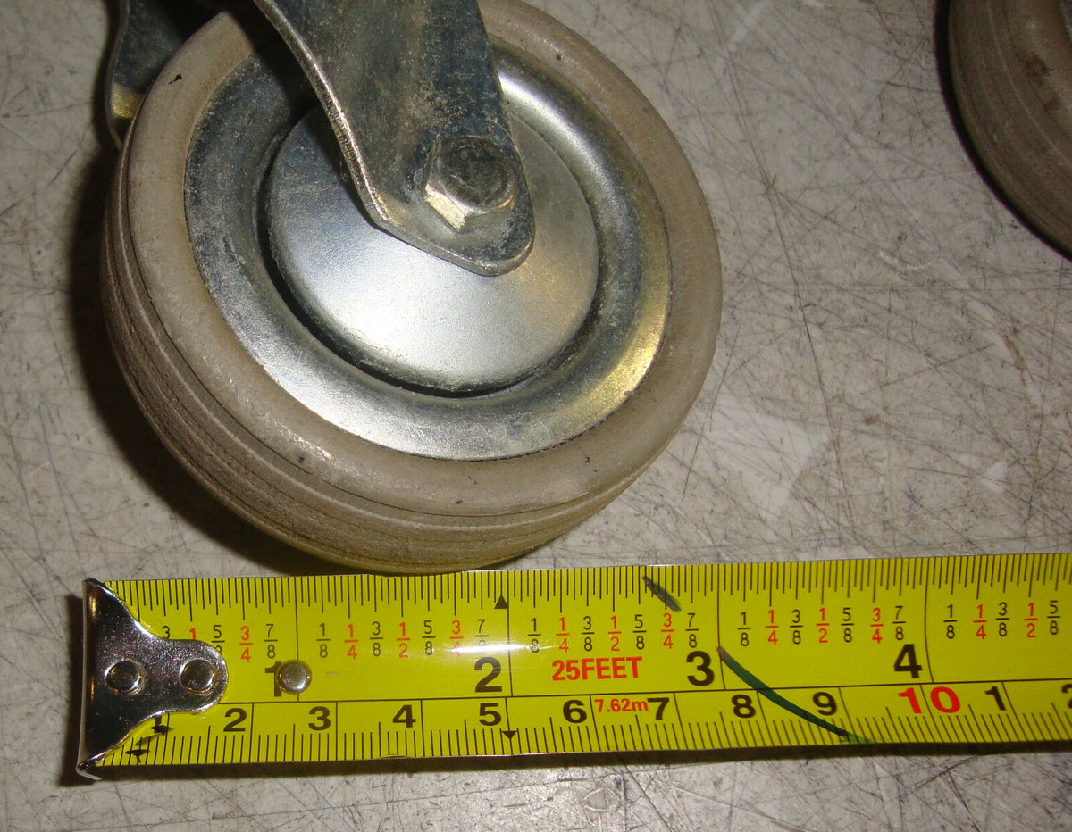 Medium 3 Inch Casters Wheels Nylon Wheels Castors Bolt Hole Bearing H. duty