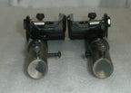 SET OF 2 WHEELCHAIR HINGE BRACKETS VERY GOOD AS PICTURE