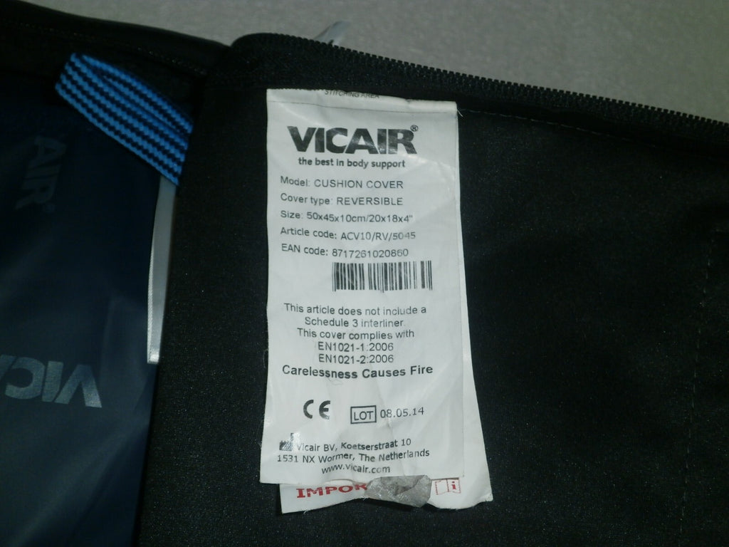 VICAIR CUSHION ADJUSTER 10 ART CODE AAD10/5045 WITH COVER 20x18 INCH