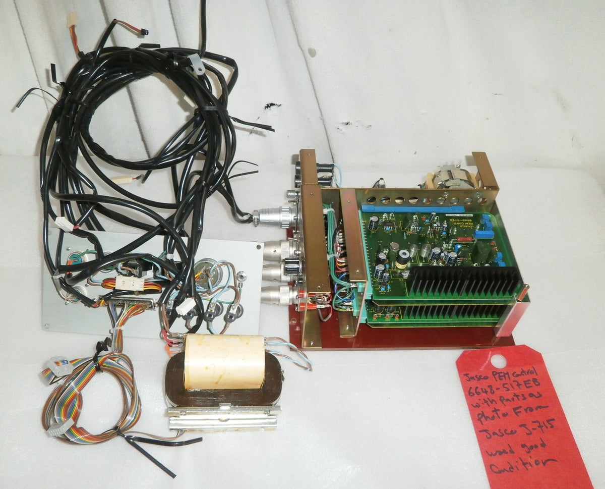 JASCO-J-715 JASCO PEM CONTROL 6648-517 EB WITH PARTS AS PHOTO