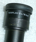 Microscope lens Leitz Wetzlar Germany 519748/ Periplan 10x18 EYEPIECE