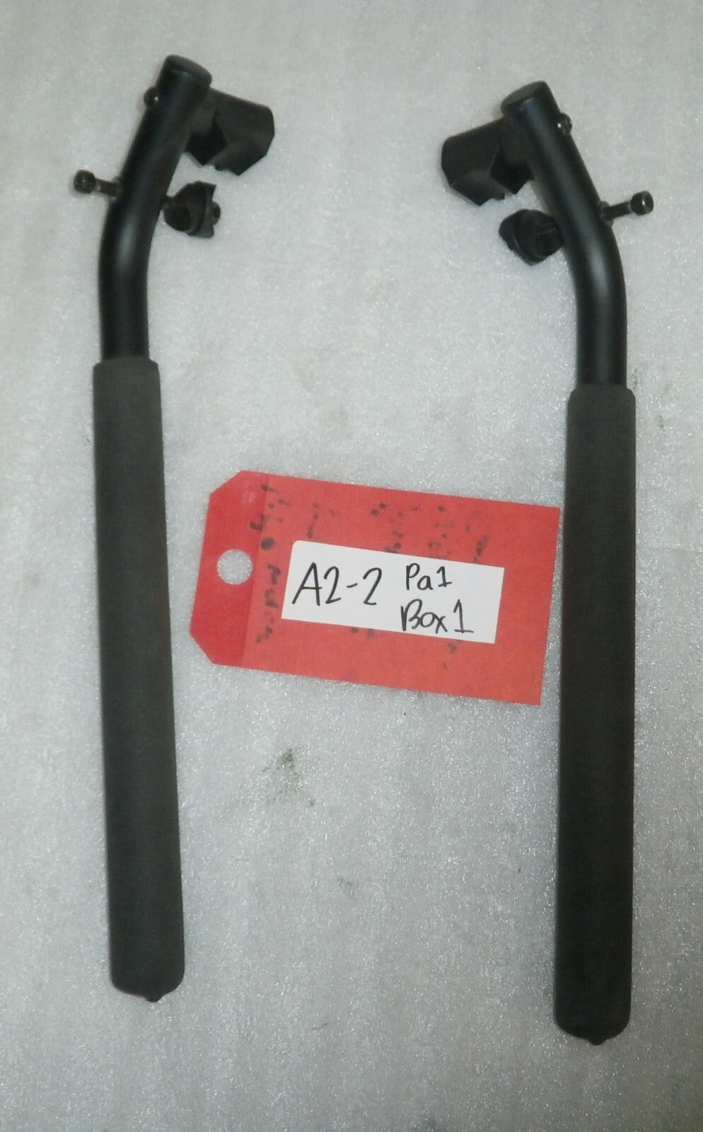 PAIR OF WHEELCHAIR FLIP ARM REST MOUNTS FOR LITTLE WAVE