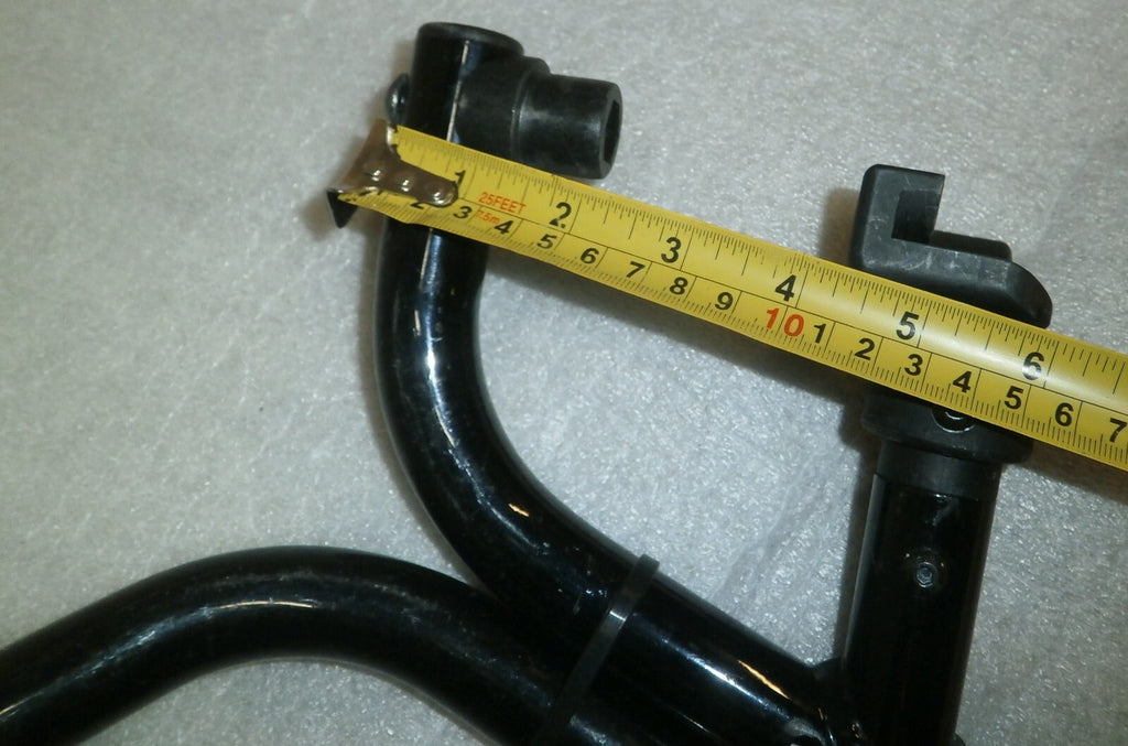 SET OF 2 WHEELCHAIR FOOT REST FRAMES DIMENSION AS PHOTO