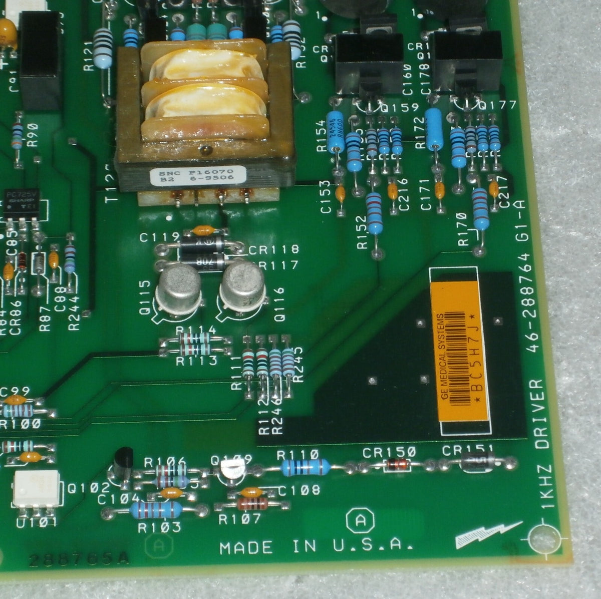 GE AMX-4 46-264986-G2-A CONTROL BOARD DRIVER & DRIVER BOARD 46-288764 G1-A