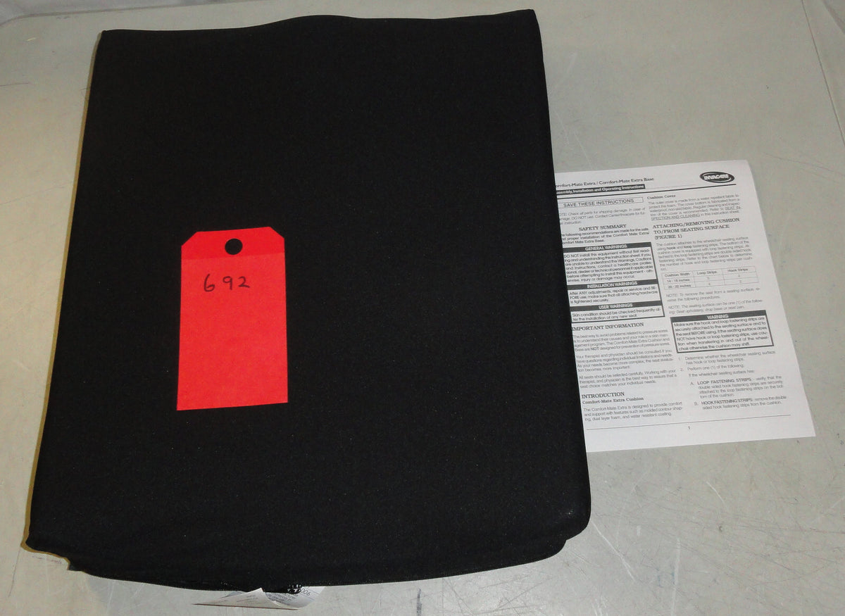 INVACARE COMFORT- MATE CUSHION 18X20" VERY GOOD CONDITION