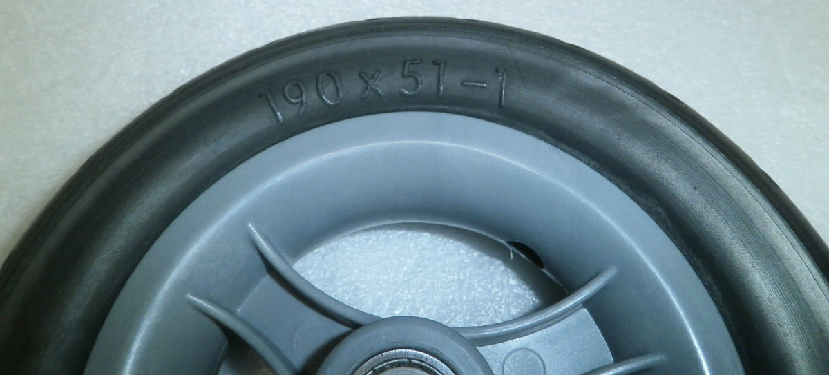 ROLKO TIRE 190 X 51-1 7"X 2" USED GOOD CONDITION