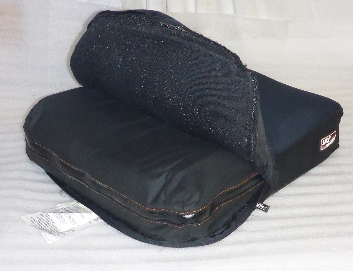 JAY UNION WHEELCHAIR CUSHION 17X18X4 INCH USED GOOD CONDITION