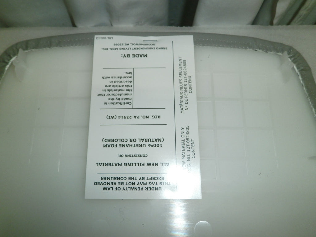 BRUNO ELAN STAIR LIFT SRE-3050 SEAT AND BACK CUSHION USED GOOD CONDITION