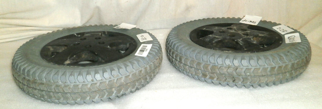 Set of 2 Primo Powertrax J6 Powerchair Wheels 3.00-8/C-2486-5
