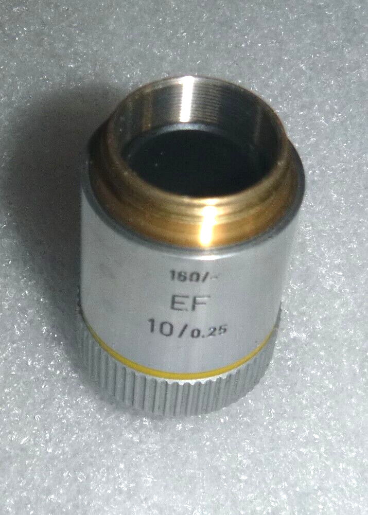 Microscope lens Leitz Wetzlar Germany 519760 160/- EF 10/0.25