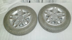 LOT OF 2 QUANTUM Q6 EDGE WHEELS 3.00-8 SOLID GOOD CONDITION