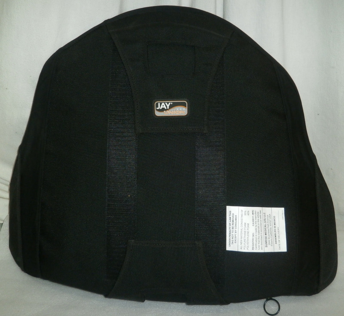Wheelchair Back Jay Union Cushion Size 23x21" WITH COVER
