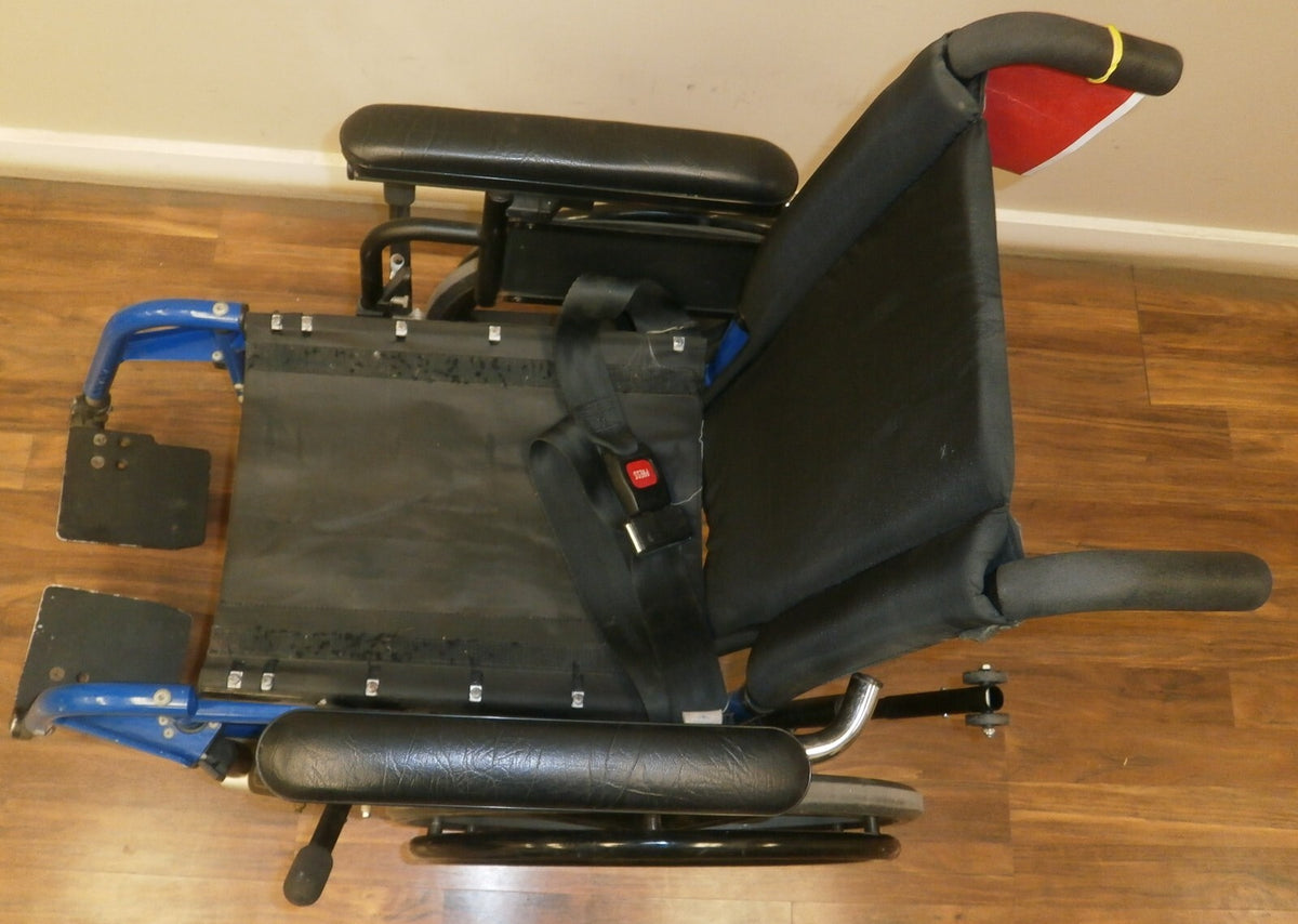 QUICKIE LX FOLDING WHEELCHAIR WITH SEAT WIDTH 13 INCH GOOD CONDITION