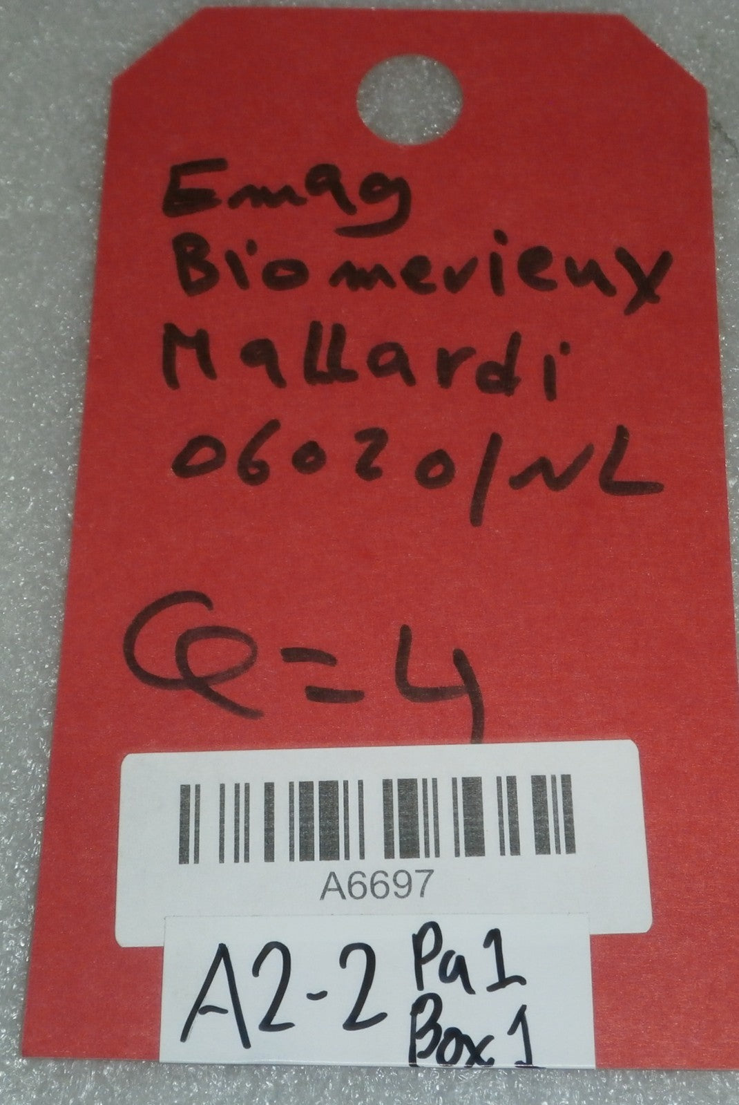 2017 Emag Biomerieux Mallardi 06020/NL 11600.06-210/125