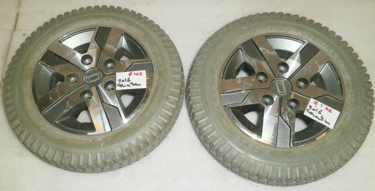 POWER WHEELCHAIR TIRES PRIMO POWERTRAX 3.00-8 VERY GOOD CONDITION FROM 2016