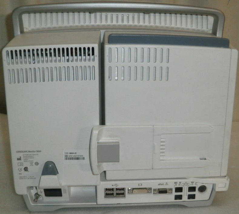 GE Healthcare CARESCAPE B650 Monitor - 6ICU, 6NIC Profiles
